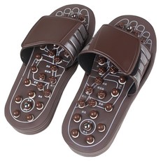 Bonitory 足部按摩指壓拖鞋 XL(260~275), 1個, 棕色