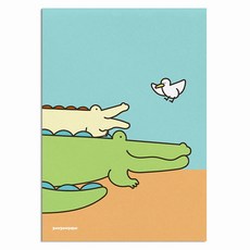 동물 포스터 악어