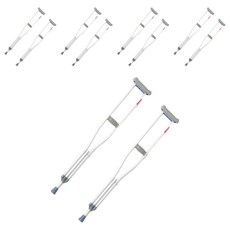 보행보조기 알루미늄 원스닥 목발, 5세트