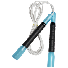 JFROPE 閃亮龍捲風競速跳繩, 天空藍 + 白色線