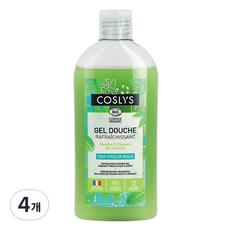 코슬리스 바디워시 민트 앤 헴프, 250ml, 4개