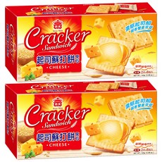 義美 蘇打餅夾心, 144g, 2盒