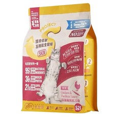 MAOUP 毛起來 無穀貓糧 S21 田園雞與秋刀魚, 護膚, 1.5kg, 1袋