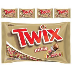 Twix 特趣 Mars迷你巧克力棒 總820g 500g+160g*2入, 500g, 5個