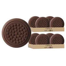 FaSoLa 多用途可剪裁桌腳椅腳靜音耐磨防滑墊 (8片) 2組