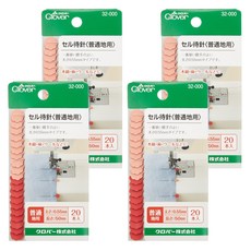 cl32-000-平待針20本入, 粉色, 4入