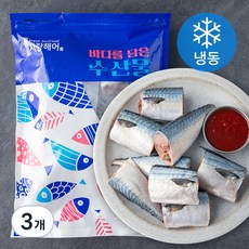 사랑해어 간편한 손질 조림용 고등어 (냉동), 1kg, 3개