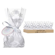KitchenCraft Sweetly Does It 西點包裝袋 花語 17 x 6.5 cm, 12個, 1組