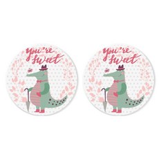 感動嚴選 北歐童話茶杯墊 2入, 鱷魚