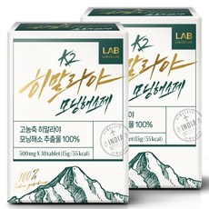 랩온랩 정품 K2 히말라야 모닝해소제, 30정, 2개