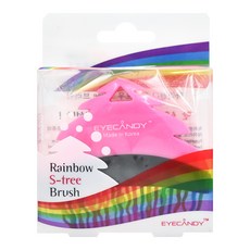 EYECANDY 聖誕樹款彩虹氣墊梳 打造飄逸秀髮 提升豐盈感 S型梳齒防止頭髮打結, 粉紅色, 1個