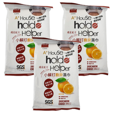 UdiLife 優的生活大師 hold Helper 小蘇打廚房濕巾 20x30cm, 15張, 3包