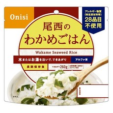 Onisi 尾西 沖泡即食海帶芽飯, 1包, 100g