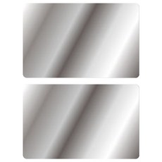 小麥購物 鏡面貼 93g 2個, 長方形