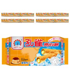 孔雀 捲心餅雞蛋布丁, 63g, 48包