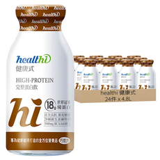 healthi 健康式 完整蛋白飲 月月健康24件組 巧克力, 4.8L, 1盒