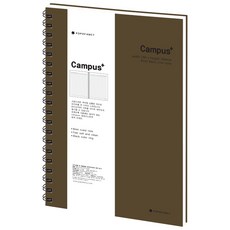 포포팬시 하드커버 캠퍼스 노트, 다크브라운, 1개