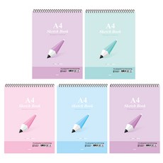 PENPIA 素描本 隨機出貨, A4, 13張, 5本