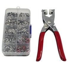 베노 구멍 뚫지않는 스냅 똑딱단추 9.5mm 세트, 혼합색상, 100세트