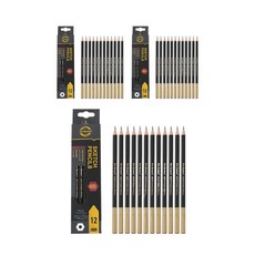 Valhappy專業繪圖鉛筆 單色, 36個, 4B