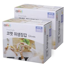 彗星衛生乙烯基手套經濟型, 600張, 2個