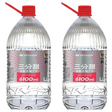 NAYAQUA 耐雅格生技 三分甜 PH7.5 微鹼性離子水, 6.1L, 2桶