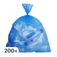 [韓國製造] Damda 垃圾用塑膠袋 藍色, 60L, 200個