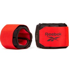 Reebok 腳踝負重綁帶 左+右 RAWT-11271, 紅色 黑色, 1kg