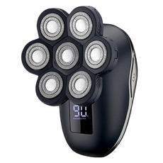 蕉蕉購物 5合1七刀頭電動刮鬍刀, 黑色, B16439