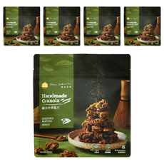 The Chala 蕎拉燕麥 纖女燕麥脆片 靜岡抹茶, Handmade Granola, 全素食, 150g, 5包