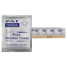 酒精片 15 x 20cm 7g, 20片, 5包