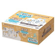 Pawluck Party 寶兒樂 寵物潔牙指套, 48片, 乾式, 清潔D型牙齒, 犬貓適用, 1盒