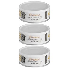 BEyONDPET 超越汪喵 貓主食罐 法式鴨肉餐 98%鮮肉 無穀低敏 符合AAFCO標準, 80g, 3罐