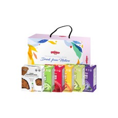 POPCAP 水果風味飲禮盒5入組 6款, 白樺茸口味+石榴口味+青蘋果口味+芒果口味+葡萄口味+麝香葡萄口味, 1組