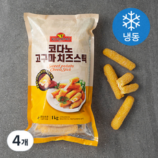 코다노 고구마 치즈스틱 (냉동), 1kg, 4개