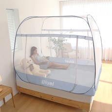 Bluel 一觸式蚊帳, 藍灰色