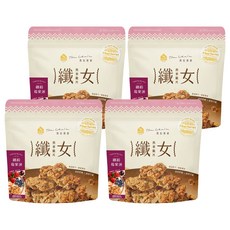 The Chala 蕎拉燕麥 纖女燕麥脆片 全素 繽紛莓果派, 130g, 4包