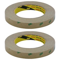 3M 薄型雙面膠帶 50m x 15mm 9471, 透明, 2個