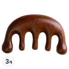 Bluebera 頭皮按摩梳 刮痧按摩器 5爪 S, 單一顏色, 3個