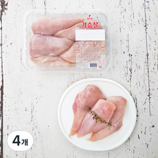 마니커 1등급 닭가슴살 (냉장), 600g, 4개