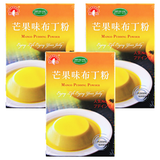 新光洋菜 芒果味布丁粉, 100g, 3盒