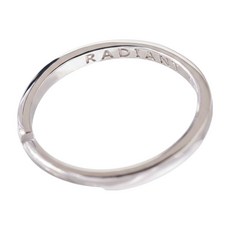 RADIANT STAR 璀璨之星 最初的你簡約素面925純銀可調節戒指 VRS192