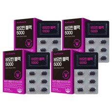 뉴트리원 비오틴 블랙 5000, 30정, 4개