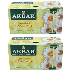 AKBAR 阿克巴 洋甘菊茶包, 1.25g, 25包, 2個