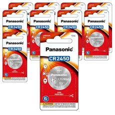 파나소닉 리퓸 코인 건전지 CR2450, 1개입, 10개