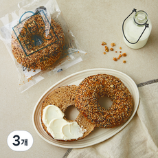 델리백 통밀 에브리띵 베이글, 115g, 3개, 1개입