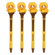 春植可動原子筆 0.5mm, 4個, 跳舞