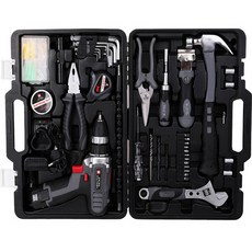 스위스밀리터리 리튬 이온 12V 전동드라이버 수공구 세트 SM-H1200, 45종, 1개