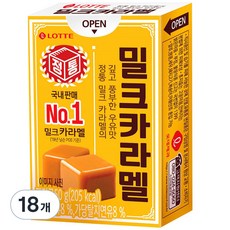 LOTTE 樂天 濃郁焦糖牛奶糖, 50g, 18盒