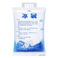 注水式保冷冰袋 PE膜材質 適用海鮮/肉類/水果蔬菜/蛋類甜點 醫療降溫, 15 x 10cm, 50個, 如圖所示